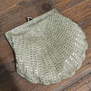 Vintage Women's Gold and Silver Bag